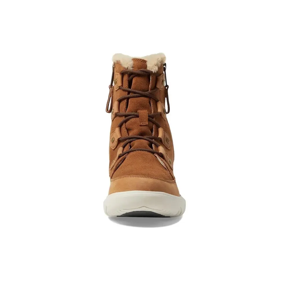 SOREL WOMENS EXPLORER NEXTÂ„¢ JOAN DUAL ZIP WATERPROOF VELVET TAN/FAWN 7.5 B -